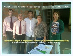 Lee más sobre el artículo Mario Sánchez de visita por SAN MIGUEL