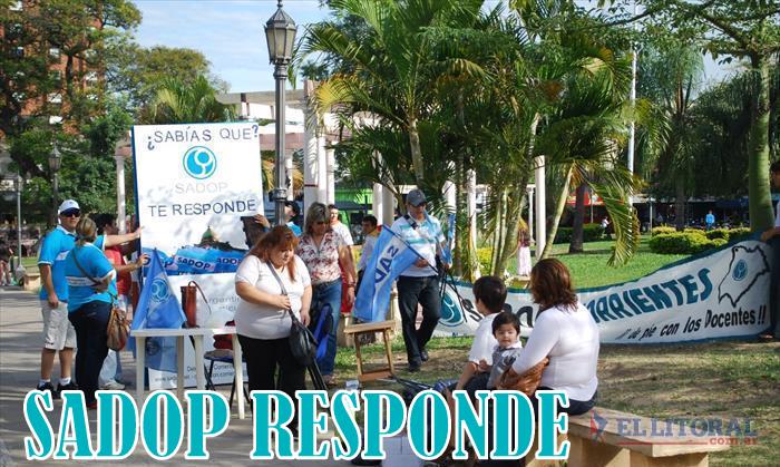 En este momento estás viendo SADOP respondió en Plaza Vera